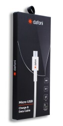 Dafoni DAF-05 Micro USB Hızlı Data Kablosu 1m - 2