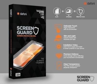 Dafoni General Mobile GM 20 Pro Tempered Glass Premium Cam Ekran Koruyucu - 5