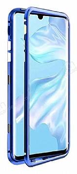 Dafoni Glass Guard Samsung Galaxy S10 Lite Metal Kenarlı Cam Mavi Kılıf - 1