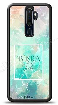 Dafoni Glossy Oppo A9 2020 Kişiye Özel Simli Renkli Mermer Kılıf - 1