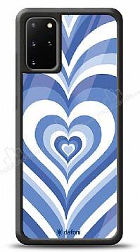 Dafoni Glossy Samsung Galaxy S20 Plus Blue Hearts Kılıf - 1