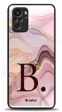 Dafoni Glossy Xiaomi Redmi Note 10 Kişiye Özel Harf Purple Effect Kılıf - 1