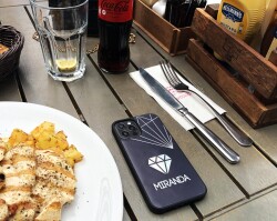 Dafoni Hologram iPhone XR Kişiye Özel isimli Diamond Kılıf - 4