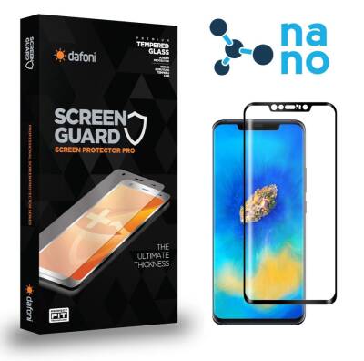 Dafoni Huawei Mate 20 Pro Curve Nano Premium Siyah Ekran Koruyucu - 1