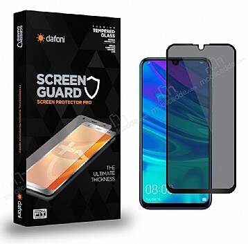 Dafoni Huawei P Smart 2019 Privacy Tempered Glass Premium Cam Ekran Koruyucu - 1