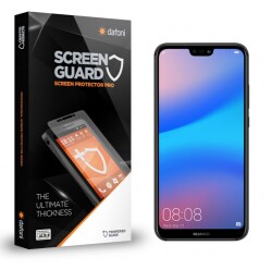 Dafoni Huawei P20 Lite Tempered Glass Premium Cam Ekran Koruyucu - 1