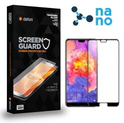 Dafoni Huawei P20 Nano Premium Siyah Ekran Koruyucu - 1