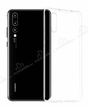 Dafoni Huawei P20 Pro Ultra İnce Şeffaf Silikon Kılıf - 1