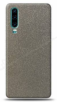 Dafoni Huawei P30 Silver Parlak Simli Telefon Kaplama - 1