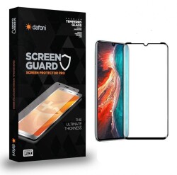 Dafoni Huawei P30 Tempered Glass Premium Full Siyah Cam Ekran Koruyucu - 1