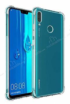 Dafoni Hummer Huawei Y9 Prime 2019 / P Smart Z Ultra Koruma Silikon Kenarlı Şeffaf Kılıf - 1