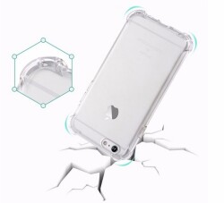Dafoni Hummer iPhone 11 Pro Max Ultra Koruma Silikon Kenarlı Şeffaf Kılıf - 4