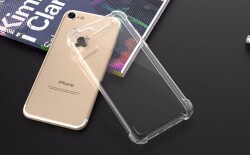 Dafoni Hummer iPhone 7 / 8 Ultra Koruma Silikon Kenarlı Şeffaf Kılıf - 10