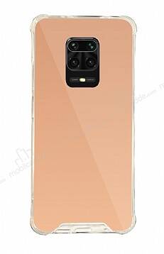 Dafoni Hummer Mirror Xiaomi Redmi Note 9 Pro Aynalı Rose Gold Silikon Kılıf - 1