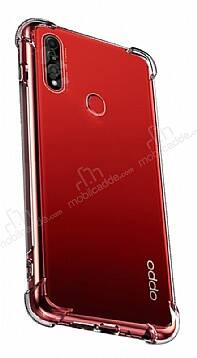 Dafoni Hummer Oppo A31 Silikon Kenarlı Şeffaf Kılıf - 1