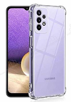 Dafoni Hummer Samsung Galaxy A13 Ultra Koruma Kamera Korumalı Silikon Kenarlı Şeffaf Kılıf - 1