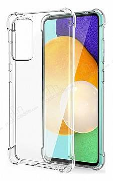 Dafoni Hummer Samsung Galaxy A13 Ultra Koruma Silikon Kenarlı Şeffaf Kılıf - 1