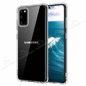 Dafoni Hummer Samsung Galaxy A31 Ultra Koruma Silikon Kenarlı Şeffaf Kılıf - 1