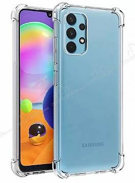 Dafoni Hummer Samsung Galaxy A73 Ultra Koruma Silikon Kenarlı Şeffaf Kılıf - 1