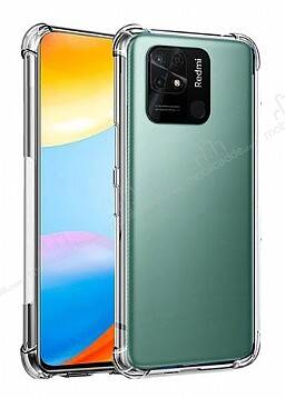 Dafoni Hummer Xiaomi Poco C40 Ultra Koruma Silikon Kenarlı Şeffaf Kılıf - 1