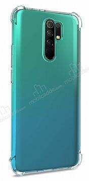 Dafoni Hummer Xiaomi Redmi 9 Ultra Koruma Silikon Kenarlı Şeffaf Kılıf - 1