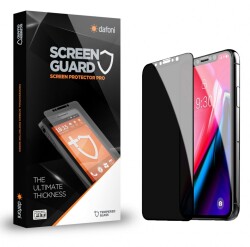 Dafoni iPhone 11 Full Privacy Tempered Glass Premium Cam Ekran Koruyucu - 1