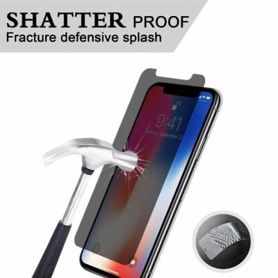 Dafoni iPhone 12 Mini 5.4 inç Privacy Tempered Glass Premium Cam Ekran Koruyucu - 2