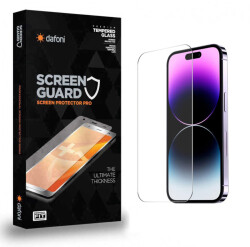 Dafoni iPhone 15 Pro Tempered Glass Premium Cam Ekran Koruyucu - 1