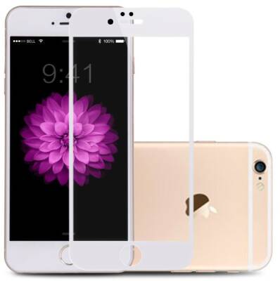 Dafoni iPhone 6 / 6 Plus Full Darbe Emici Beyaz Ekran Koruyucu Film - 9