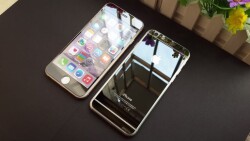 Dafoni iPhone 6 Plus / 6S Plus Ön + Arka Tempered Glass Ayna Silver Cam Ekran Koruyucu - 11