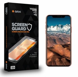 Dafoni iPhone X / XS Tempered Glass Premium Cam Ekran Koruyucu - 1