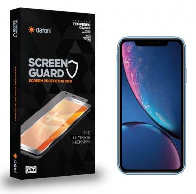 Dafoni iPhone XR Tempered Glass Premium Cam Ekran Koruyucu - 1