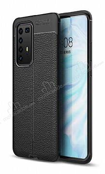 Dafoni Liquid Shield Premium Huawei P40 Pro Siyah Silikon Kılıf - 1