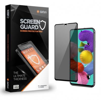 Dafoni Omix X500 Full Privacy Tempered Glass Premium Cam Ekran Koruyucu - 1