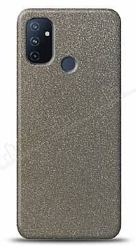 Dafoni OnePlus Nord N100 Silver Parlak Simli Telefon Kaplama - 1