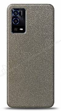 Dafoni Oppo A55 Silver Parlak Simli Telefon Kaplama - 1