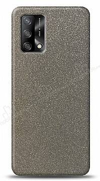 Dafoni Oppo A74 4G Silver Parlak Simli Telefon Kaplama - 1