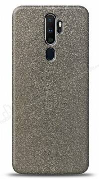 Dafoni Oppo A9 2020 Silver Parlak Simli Telefon Kaplama - 1