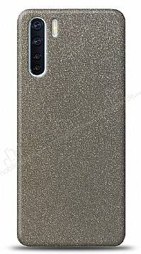 Dafoni Oppo A91 Silver Parlak Simli Telefon Kaplama - 1