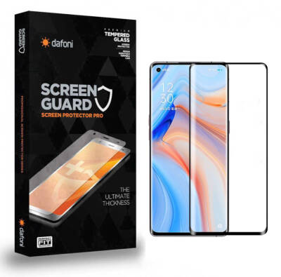 Dafoni Oppo Reno 4 Pro Tempered Glass Premium Full Cam Ekran Koruyucu - 1