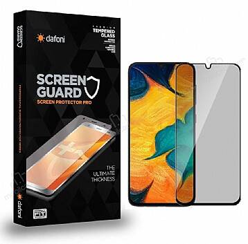 Dafoni Oppo Reno4 Full Privacy Tempered Glass Premium Cam Ekran Koruyucu - 1