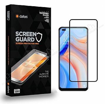 Dafoni Oppo Reno4 Tempered Glass Premium Full Cam Ekran Koruyucu - 1