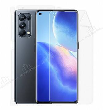 Dafoni Oppo Reno5 Pro 5G 360 Mat Poliuretan Koruyucu Film Kaplama - 1