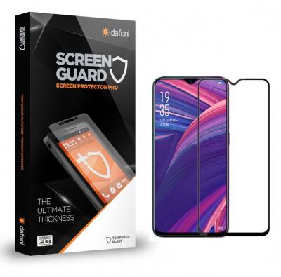 Dafoni Oppo RX17 Neo Tempered Glass Premium Full Siyah Cam Ekran Koruyucu - 1