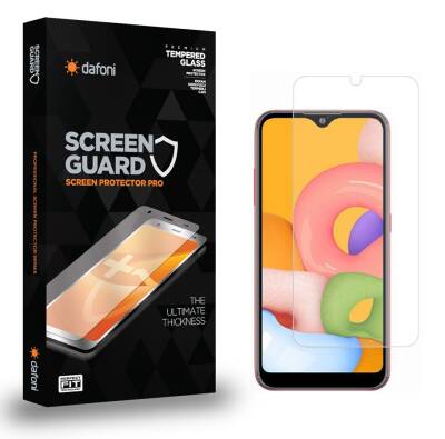 Dafoni Samsung Galaxy A01 Tempered Glass Premium Cam Ekran Koruyucu - 1