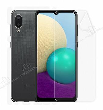 Dafoni Samsung Galaxy A02 360 Mat Poliuretan Koruyucu Film Kaplama - 1