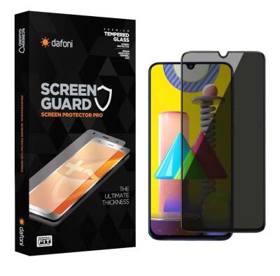 Dafoni Samsung Galaxy A02s Full Privacy Tempered Glass Premium Cam Ekran Koruyucu - 1