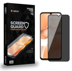 Dafoni Samsung Galaxy A04e Full Privacy Tempered Glass Premium Cam Ekran Koruyucu - 1