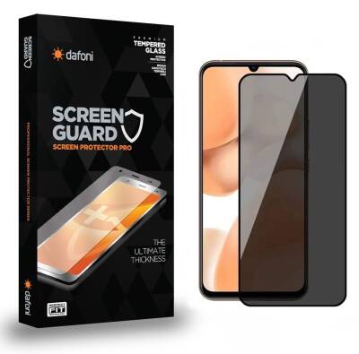 Dafoni Samsung Galaxy A04e Full Privacy Tempered Glass Premium Cam Ekran Koruyucu - 1