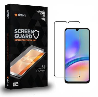 Dafoni Samsung Galaxy A05 Tempered Glass Premium Full Cam Ekran Koruyucu - 1